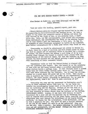 CIA-Dokumente - Spionagetunnel Berlin_86
